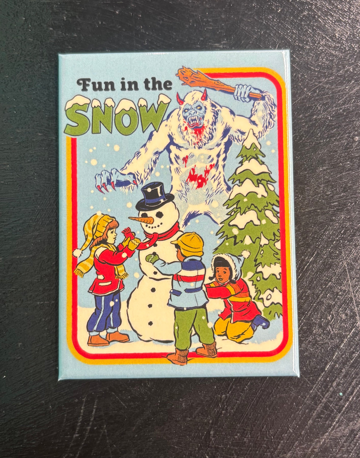 Fun in the Snow - Magnet