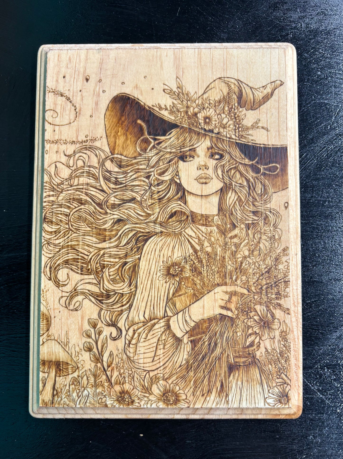 Light Witch - Wood Art