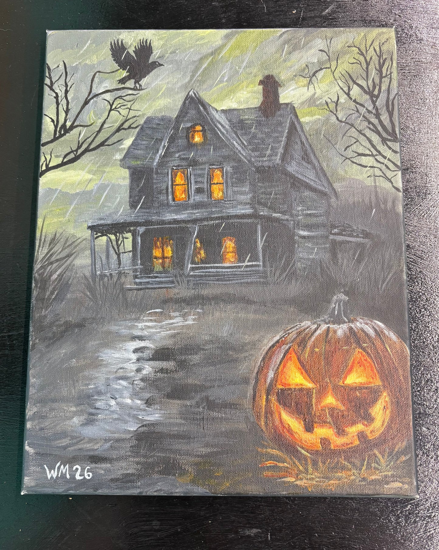 Halloween House - Original Painting