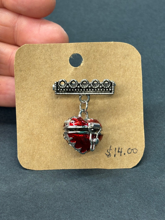 Heart Shaped Box - Brooch