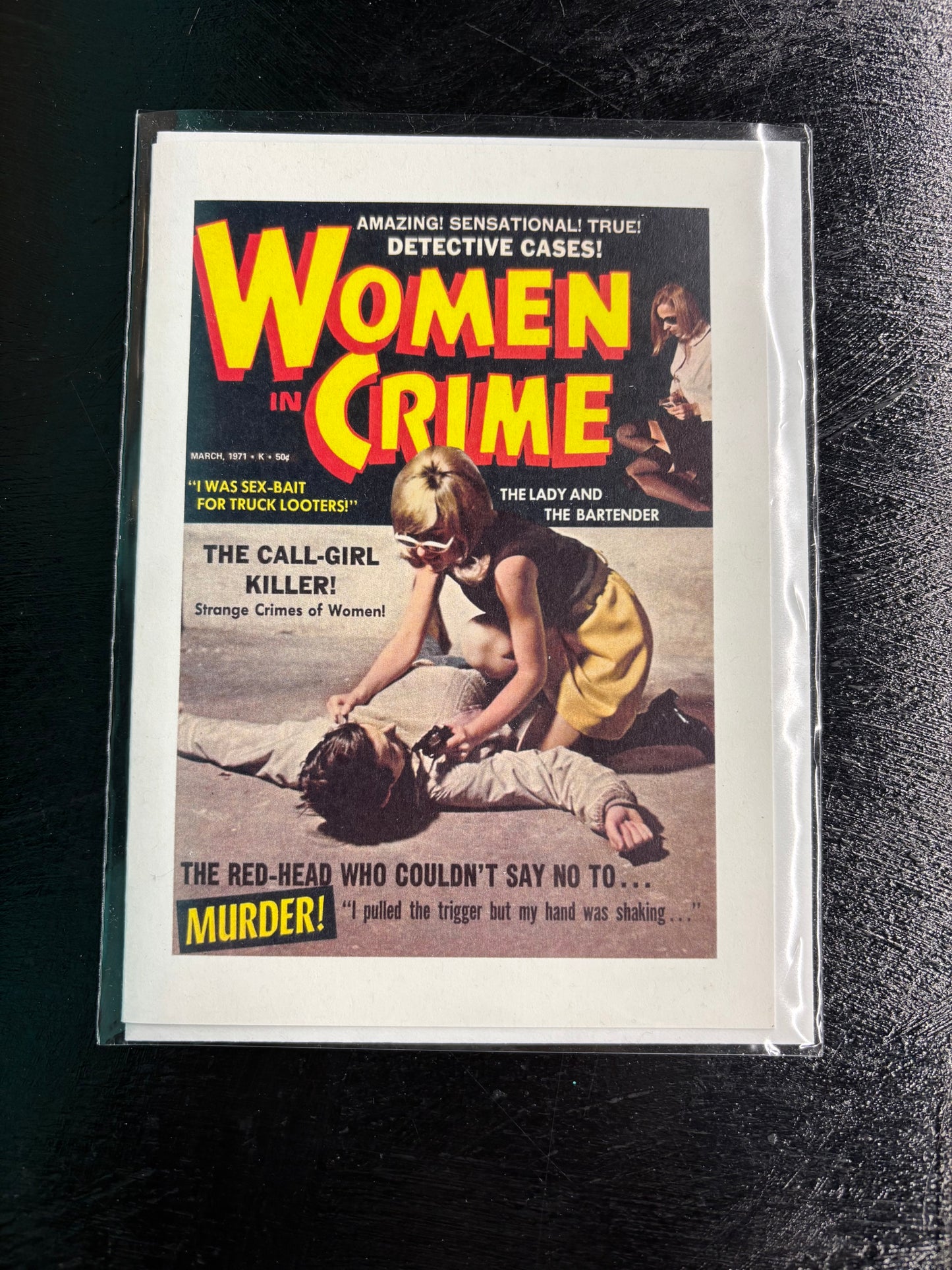 Women in Crime - Greeting Card