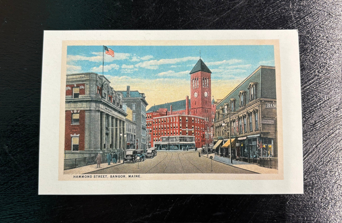 Hammond Street Bangor - Postcard