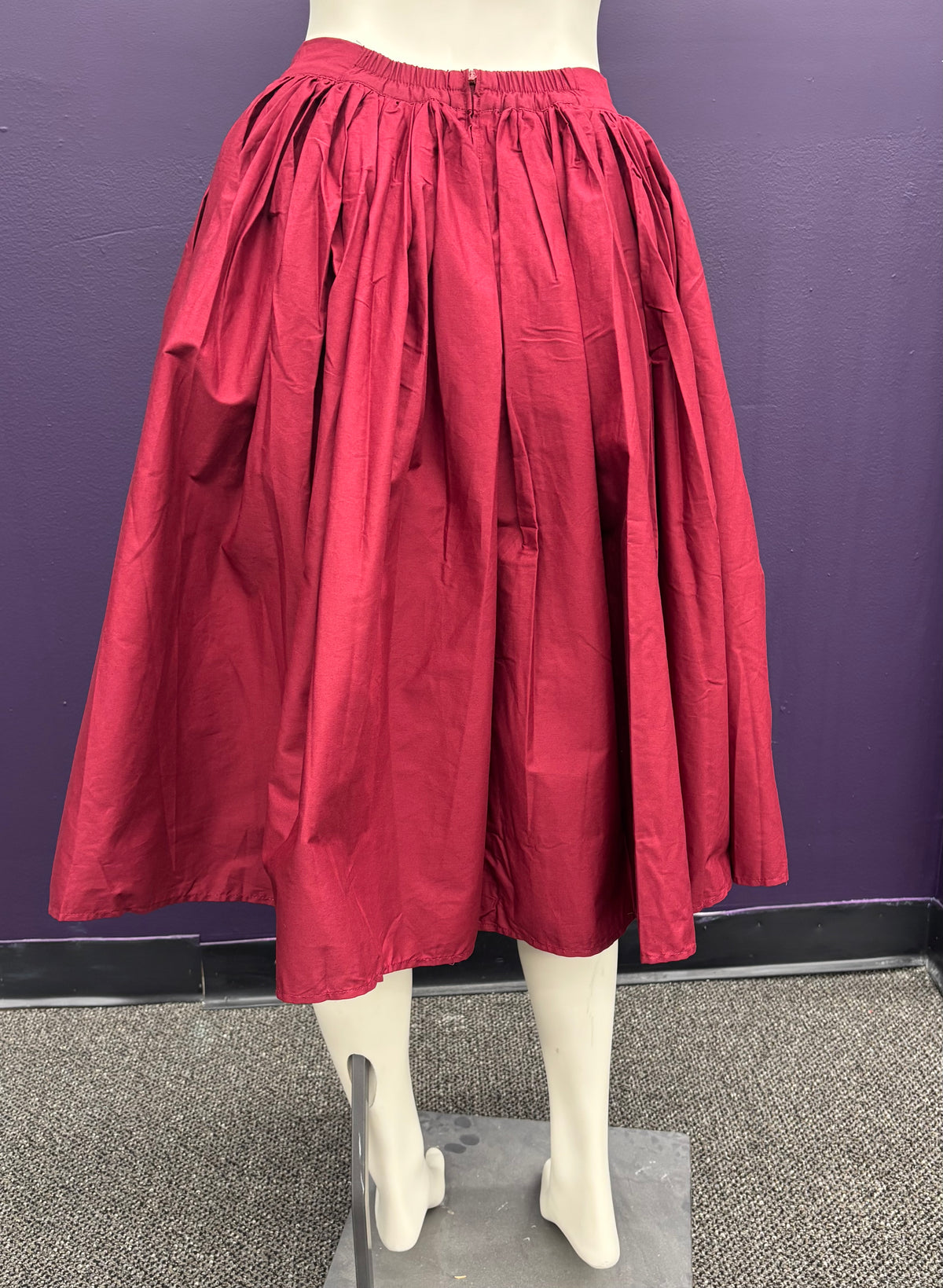 Burgandy Swing - Skirt