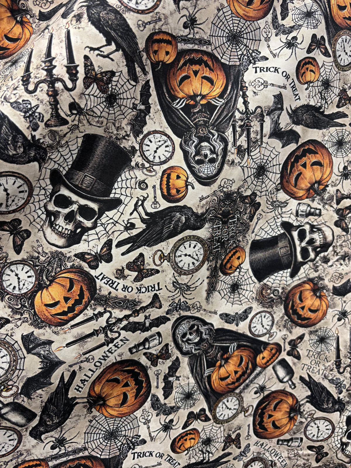 Skulls and Pumpkins - Dress