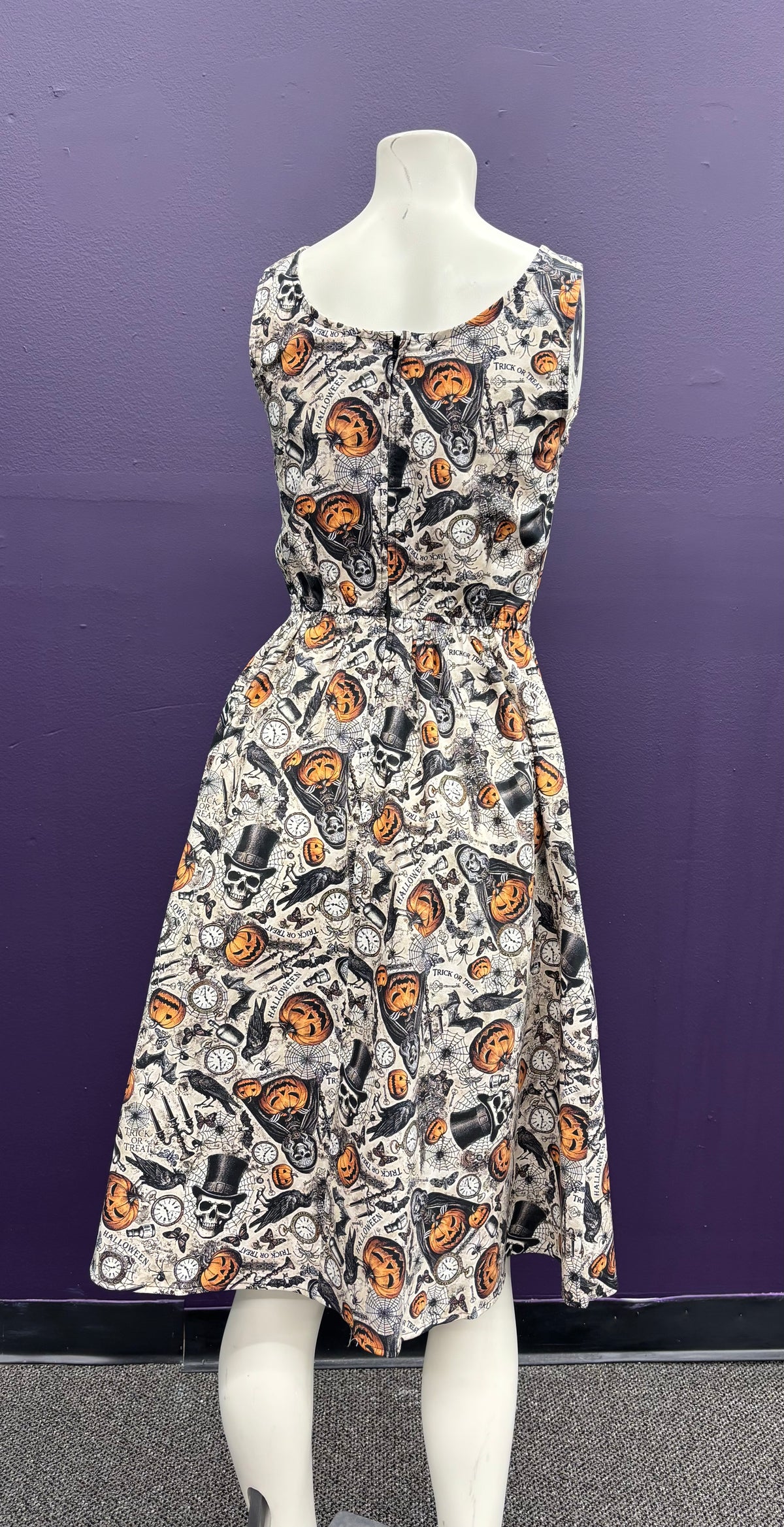 Skulls and Pumpkins - Dress