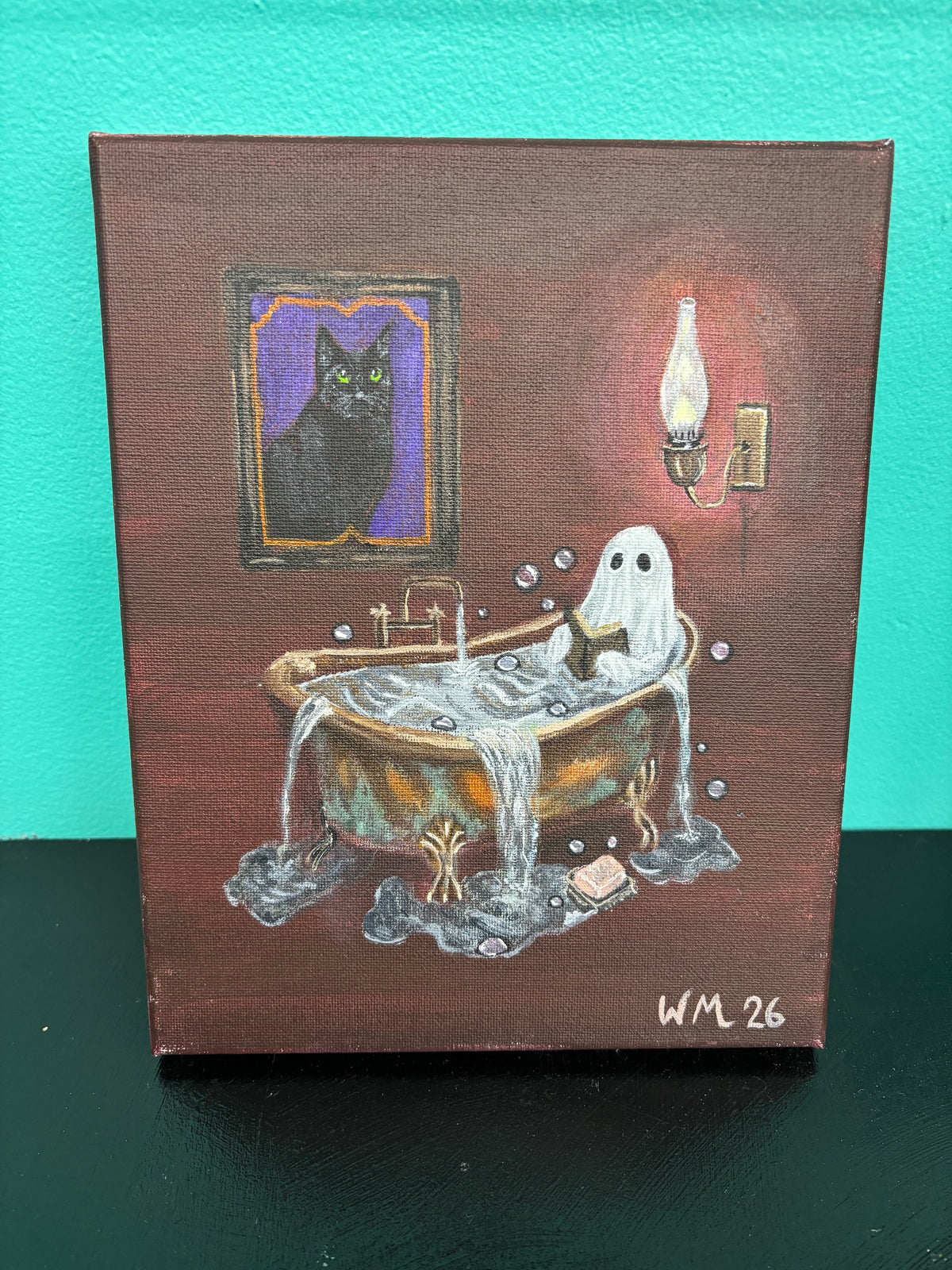 Bubble Bath Ghost - Original Painting