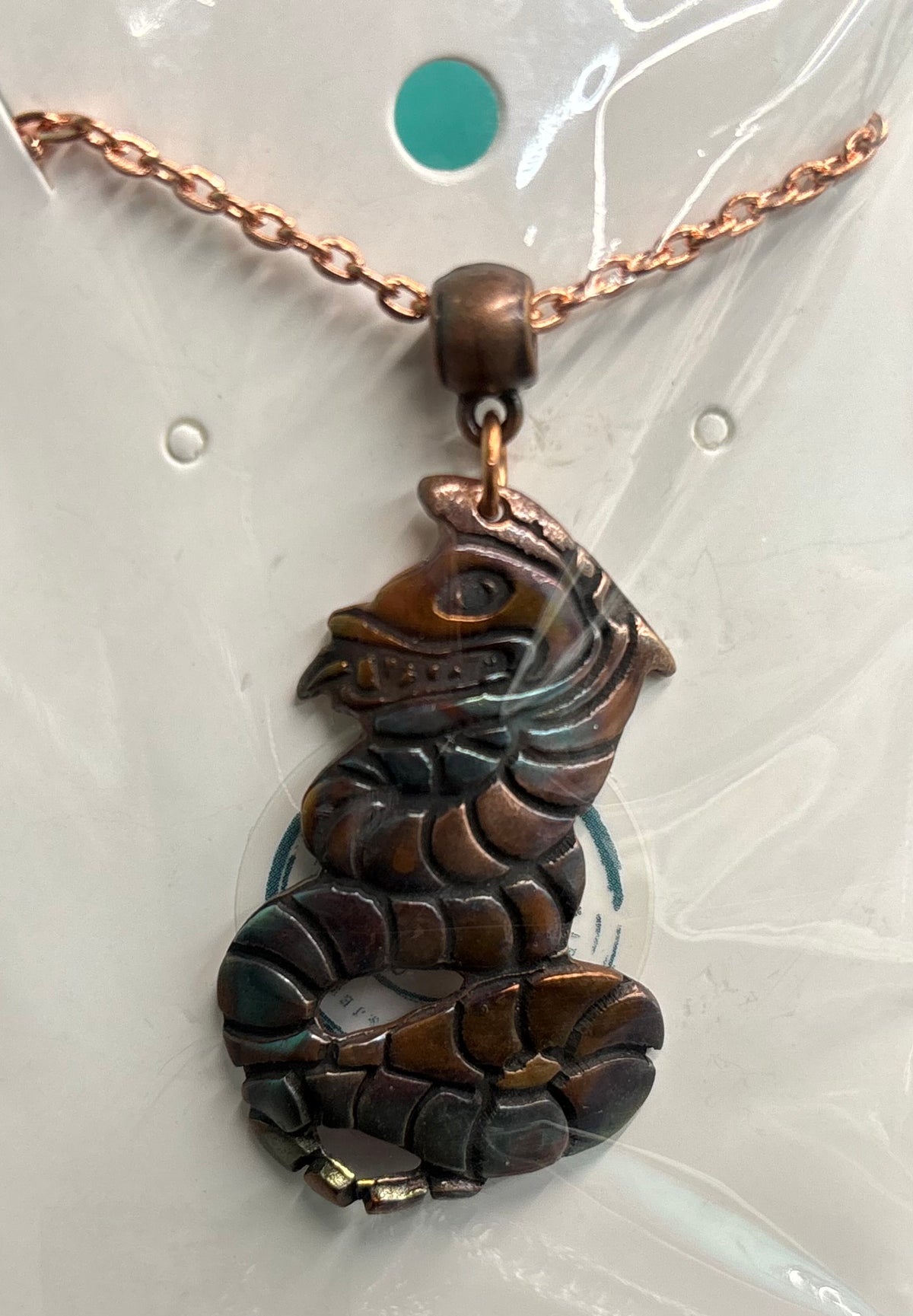 Copper Sandworm - Necklace