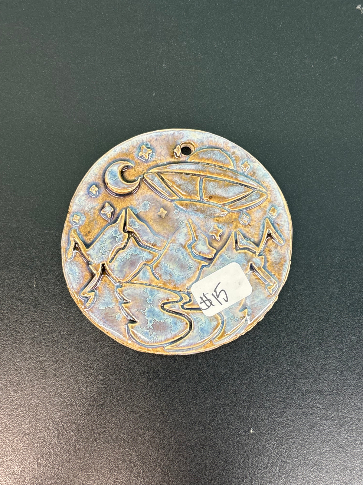 Ceramic UFO - Ornament