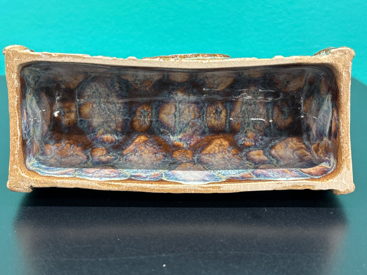 Ceramic Palm - Butter Dish