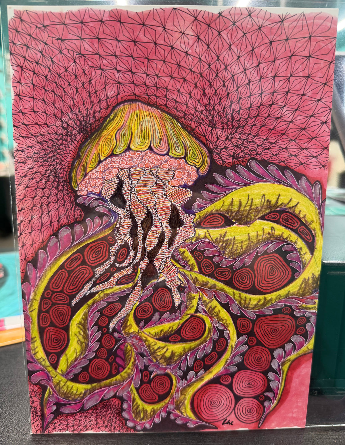 Psychodelic Jellyfish - Wall Art Print