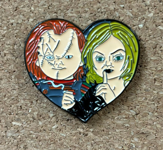 Chucky and Tiffany- Pin