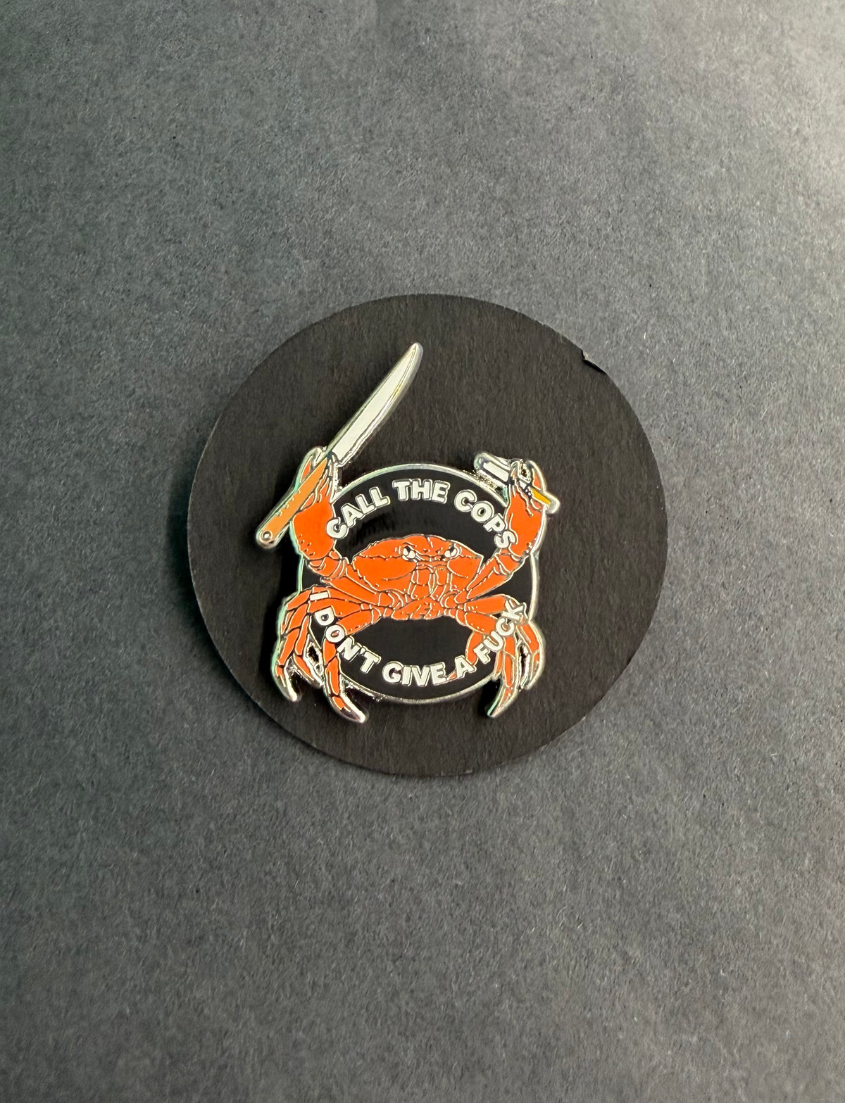 Call The Cops Crab - Pin
