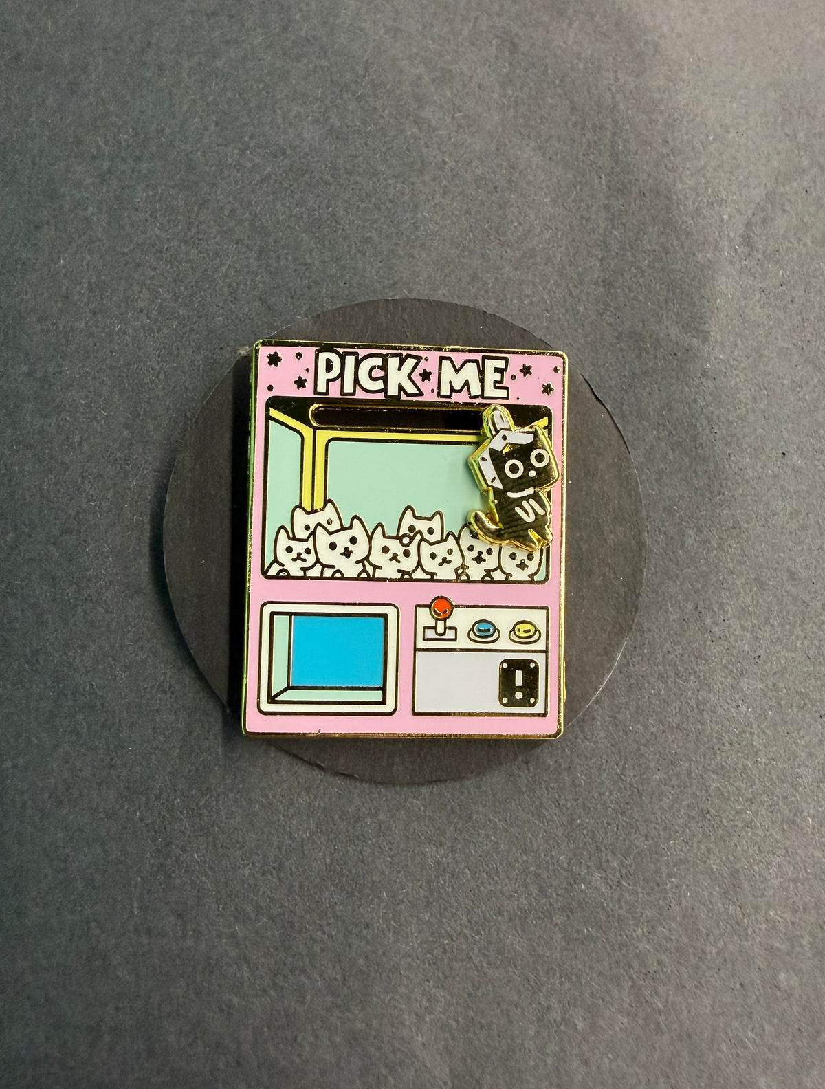 Pick Me Claw Machine - pin