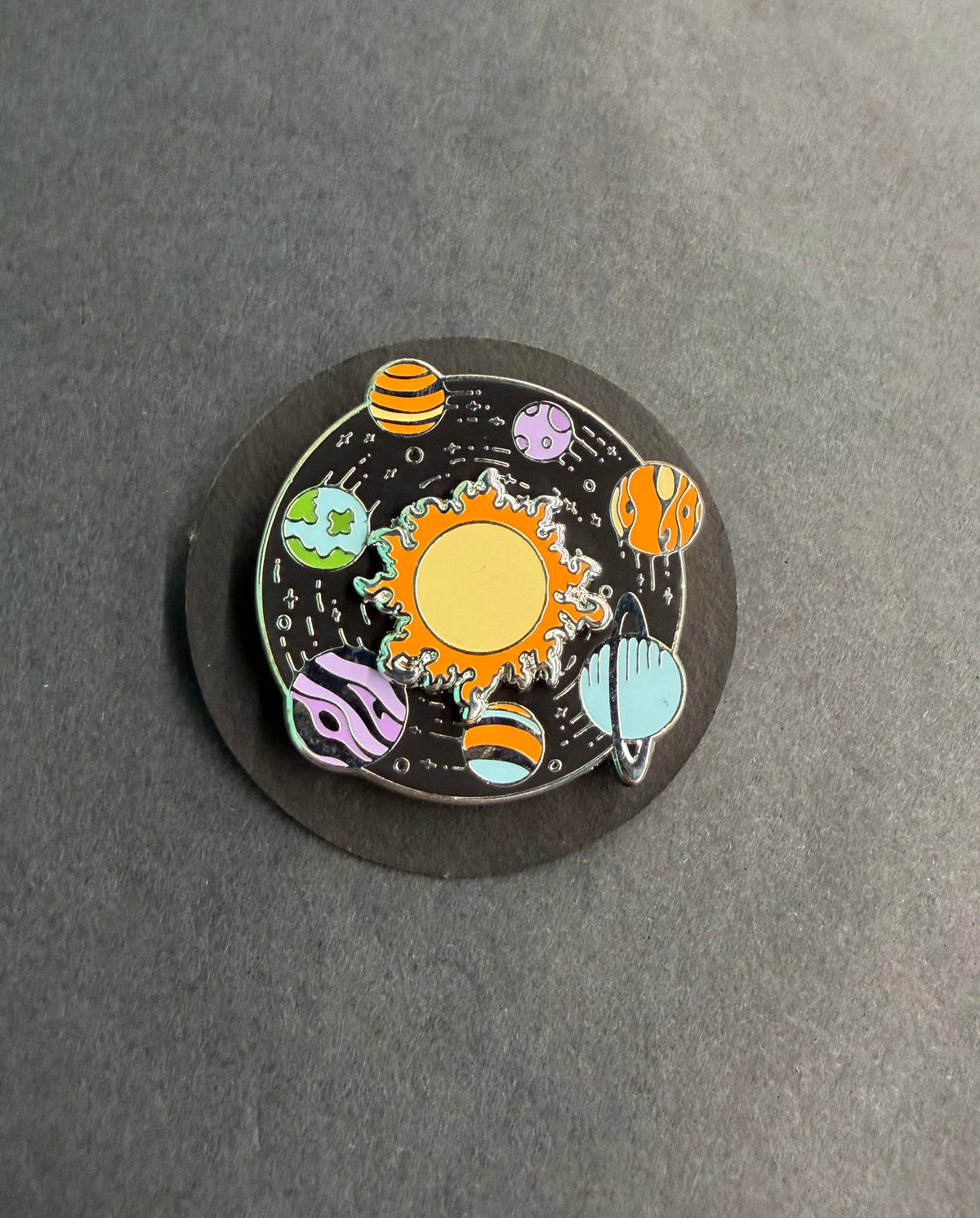 Solar System Spinning - Pin