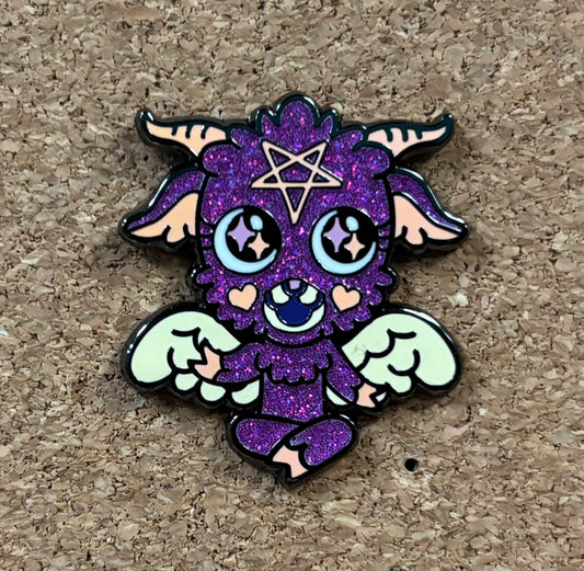Purple Baby Baphomet - Pin