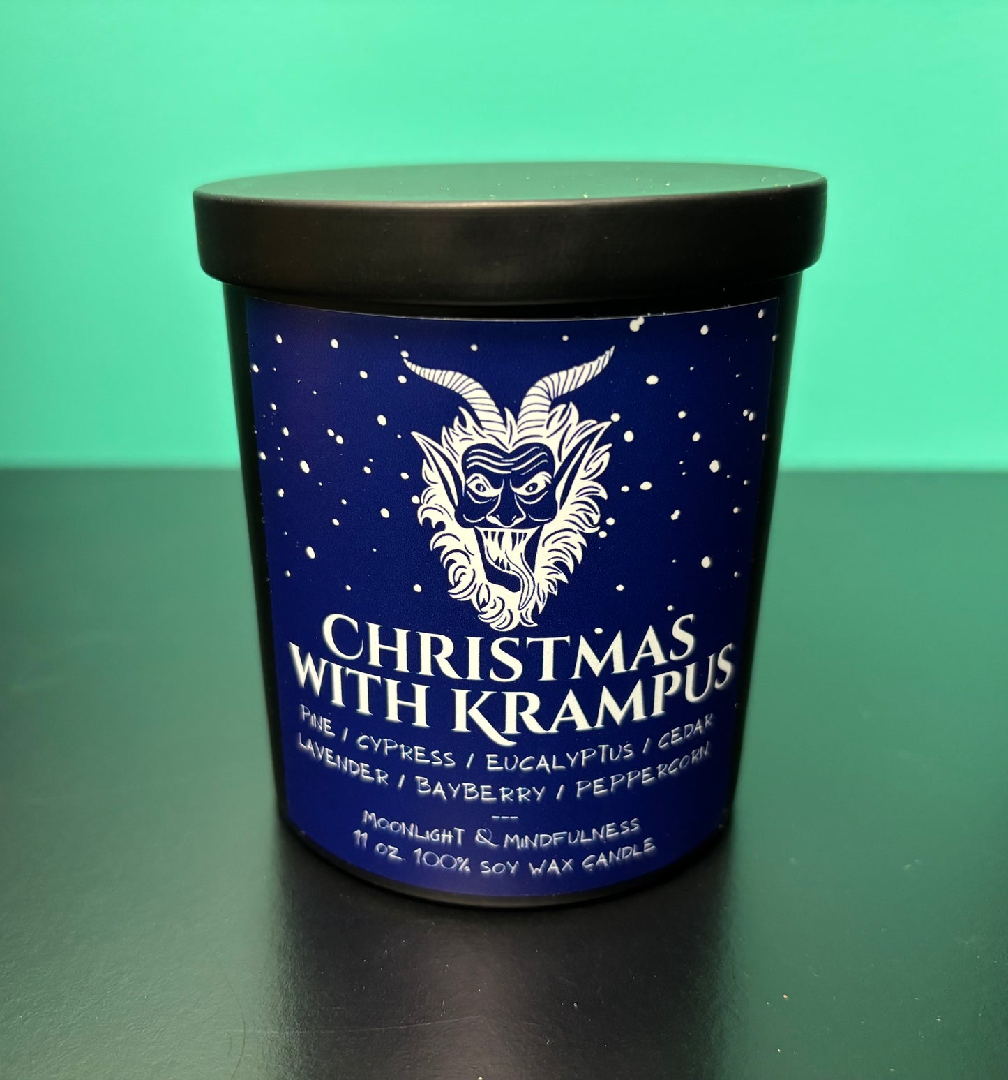 Christmas with Krampus - candle