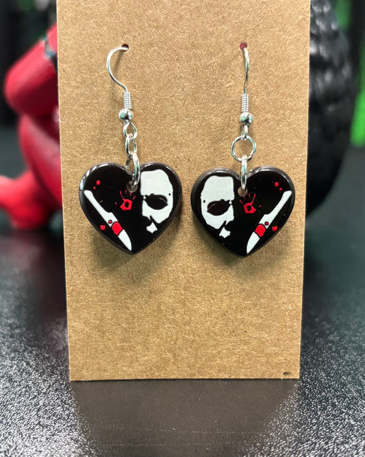 Halloween Hearts - Valentine's Earrings