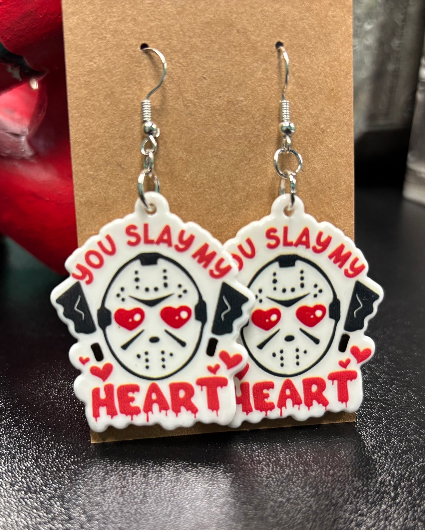 You Slay My Heart - Valentine Earrings