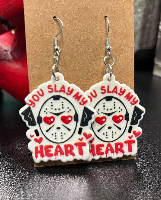 You Slay My Heart - Valentine Earrings