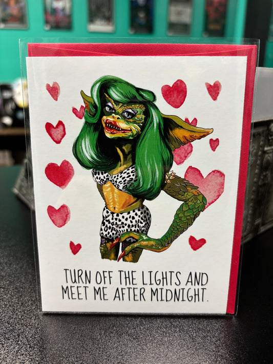 Valentine's Day Card, Gremlins