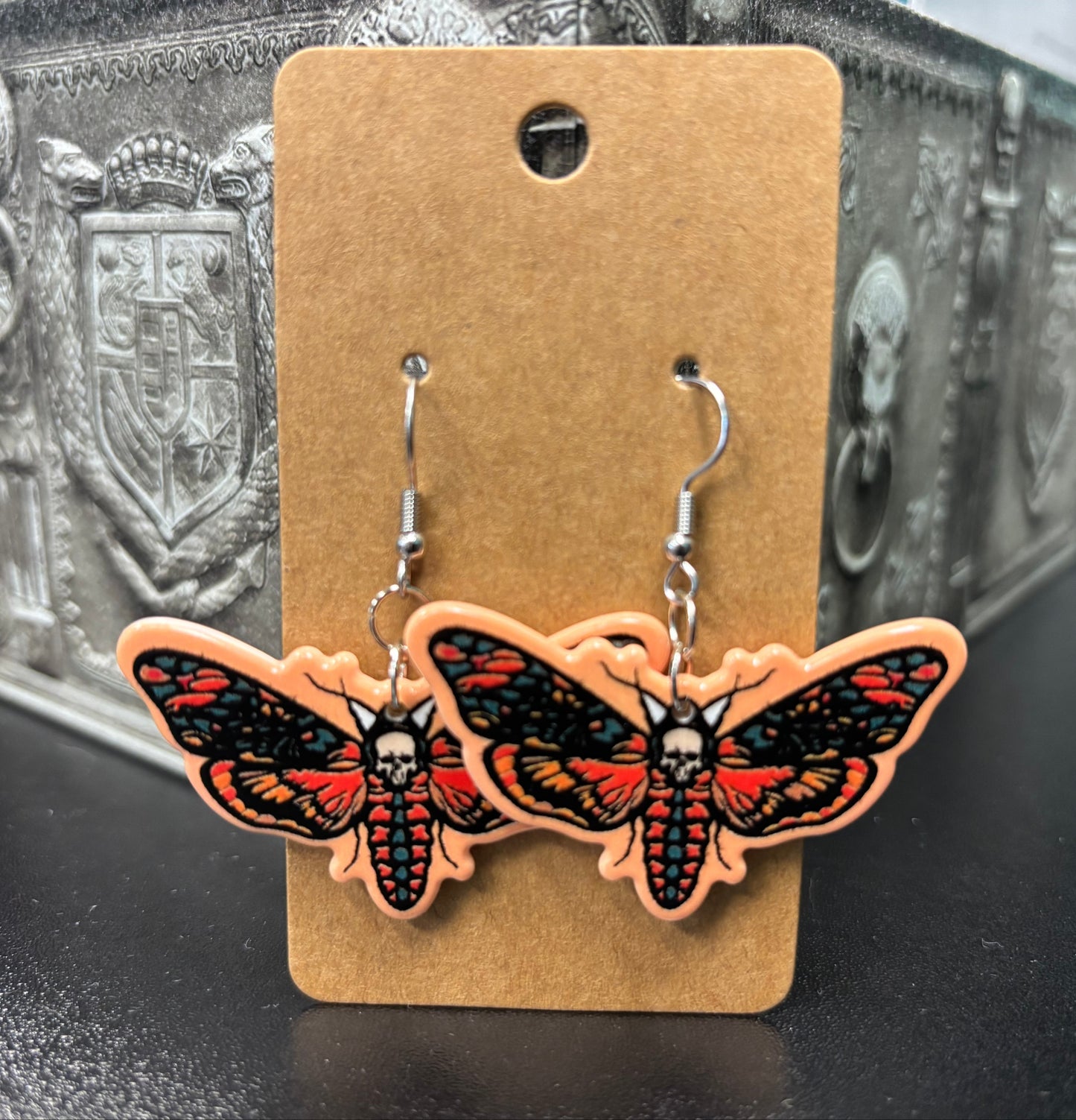 Moth - earrings