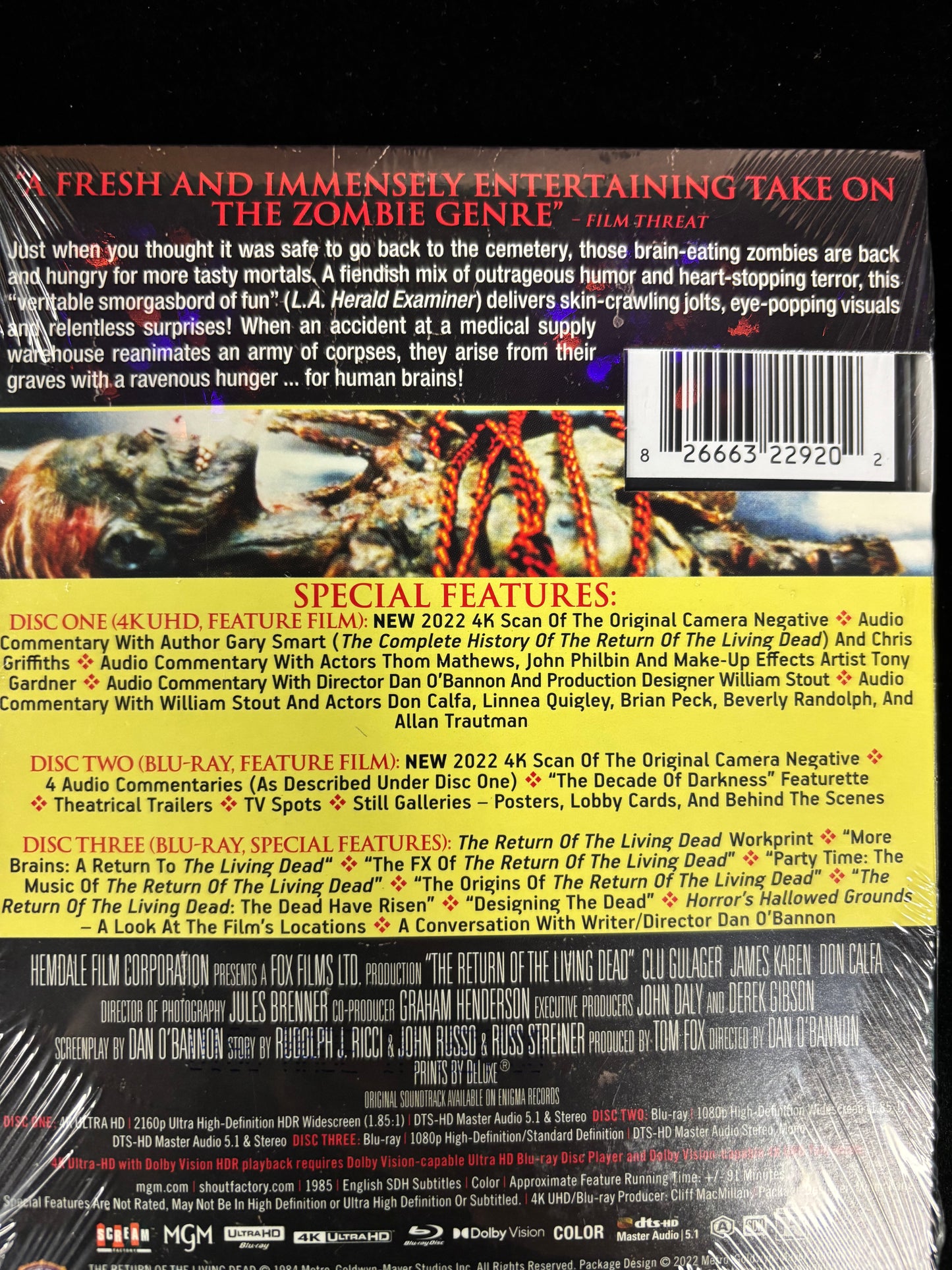 The Return of the Living Dead (1985) - Blu-ray + pin set - new