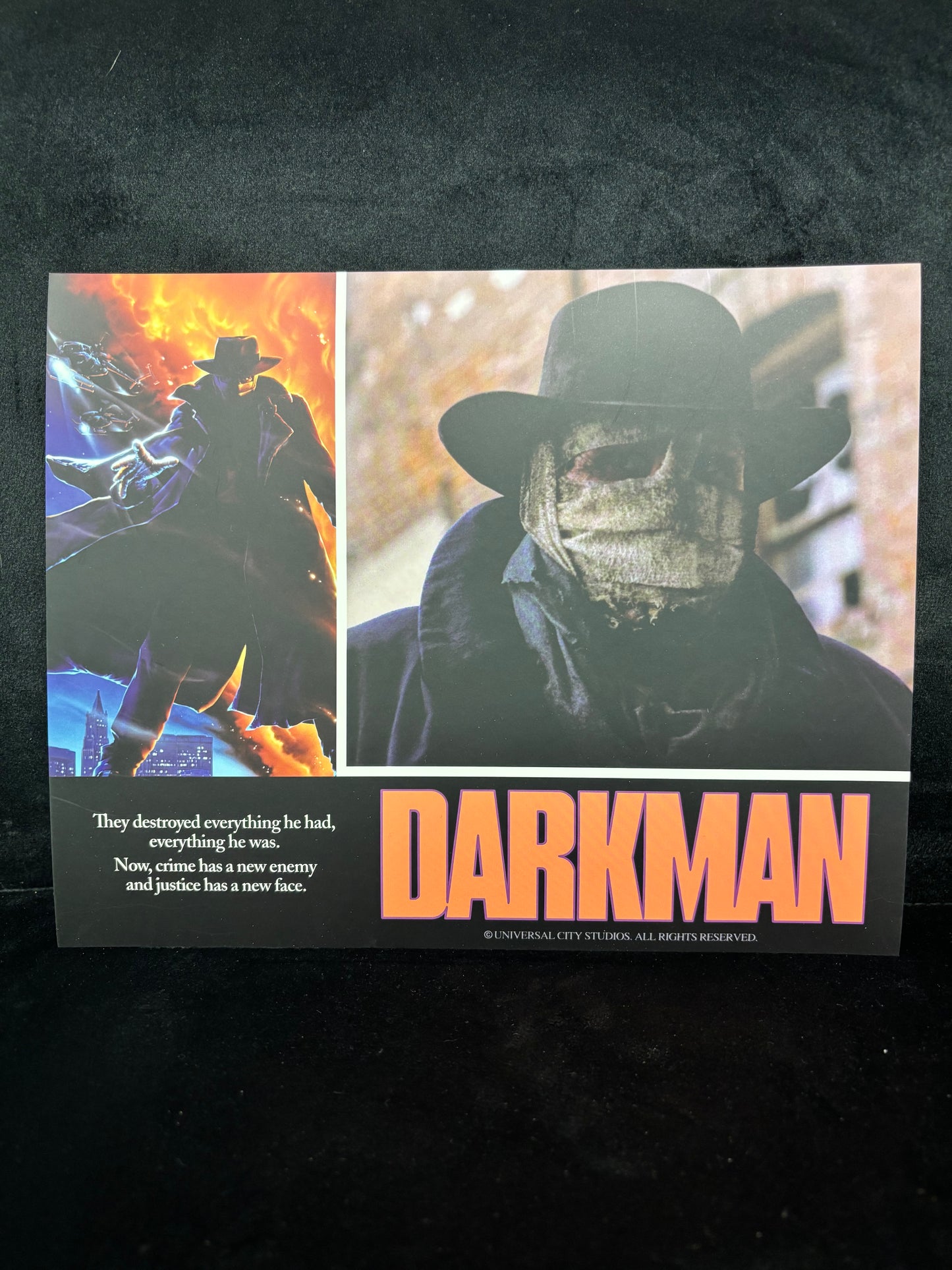 Darkman (1990) - Steel Book Blu-ray + pin + stick + three prints + poster