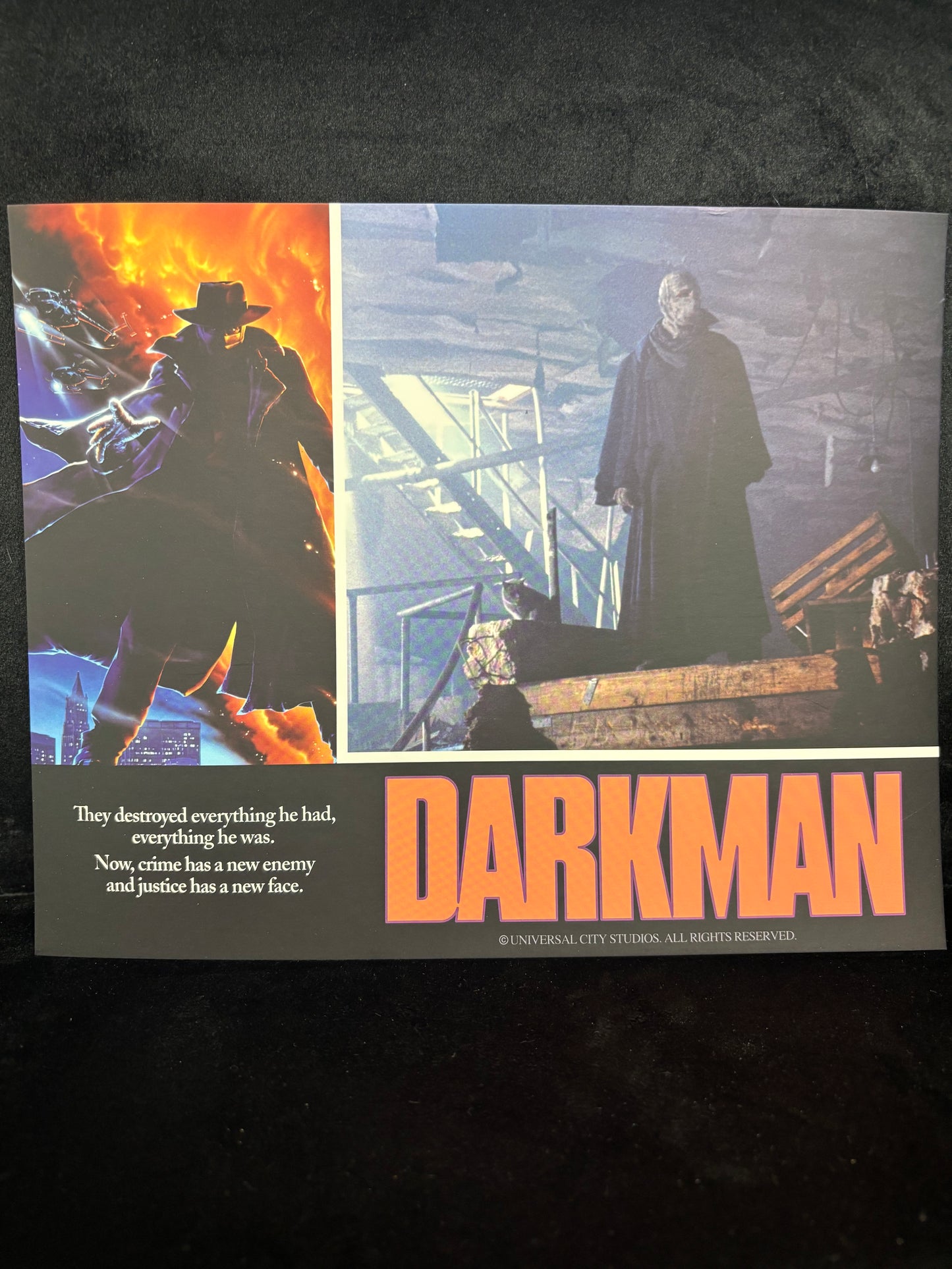 Darkman (1990) - Steel Book Blu-ray + pin + stick + three prints + poster
