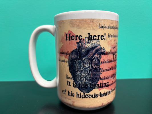 Tell-Tale Heart, Edgar Allen Poe - mug