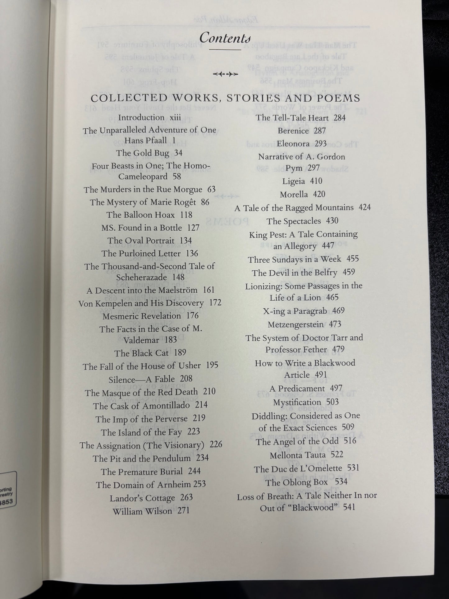 Edgar Allen Poe Collected Works - Leatherbound