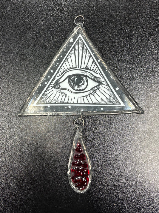 Eye of Providence - Glass Art Ornament