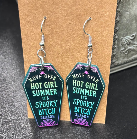 Hot Girl Summer Coffin - Earrings