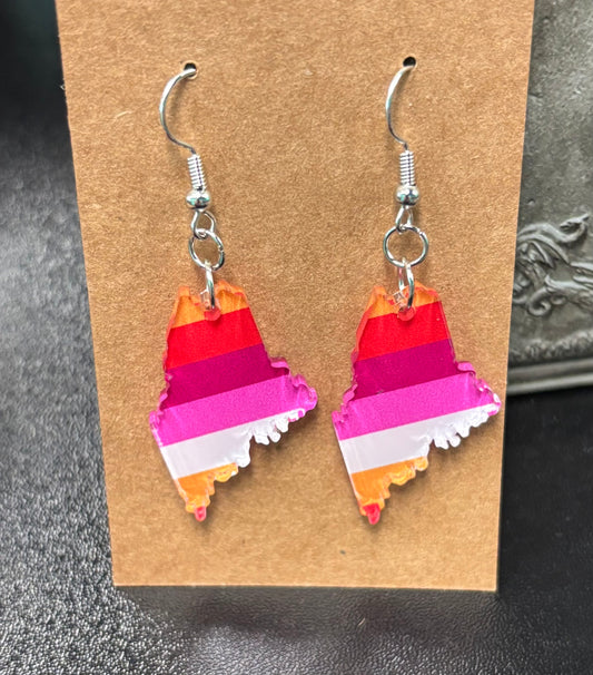 Lesbian Sunset - Earrings