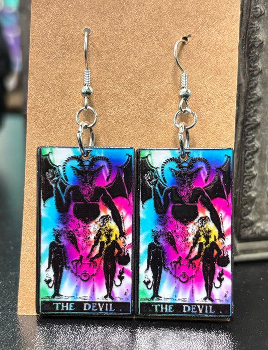 Tie Dye Tarot - Earrings