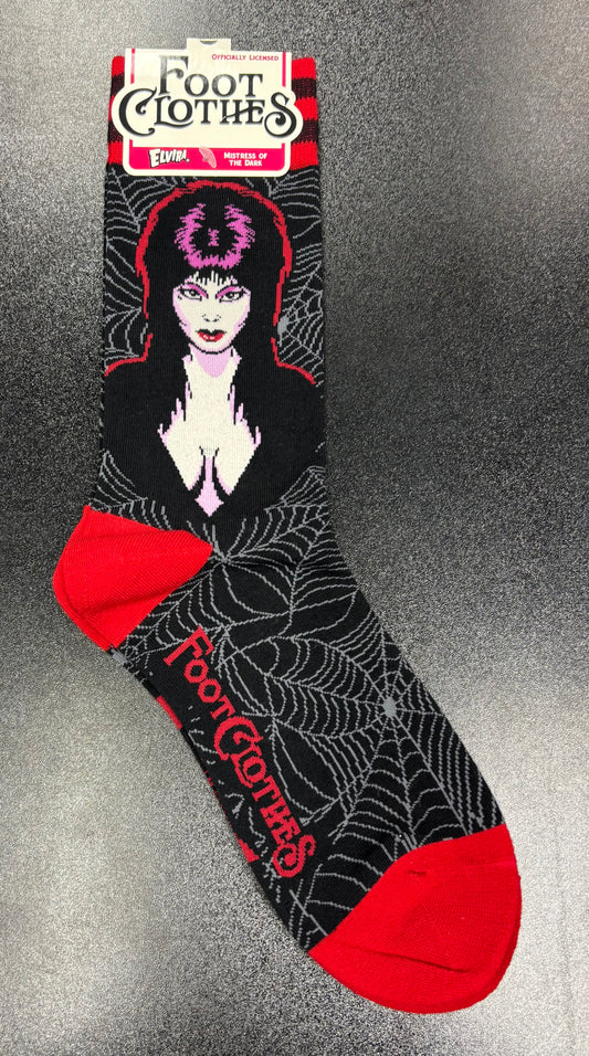Elvira Mistress of the Dark - Crew Socks