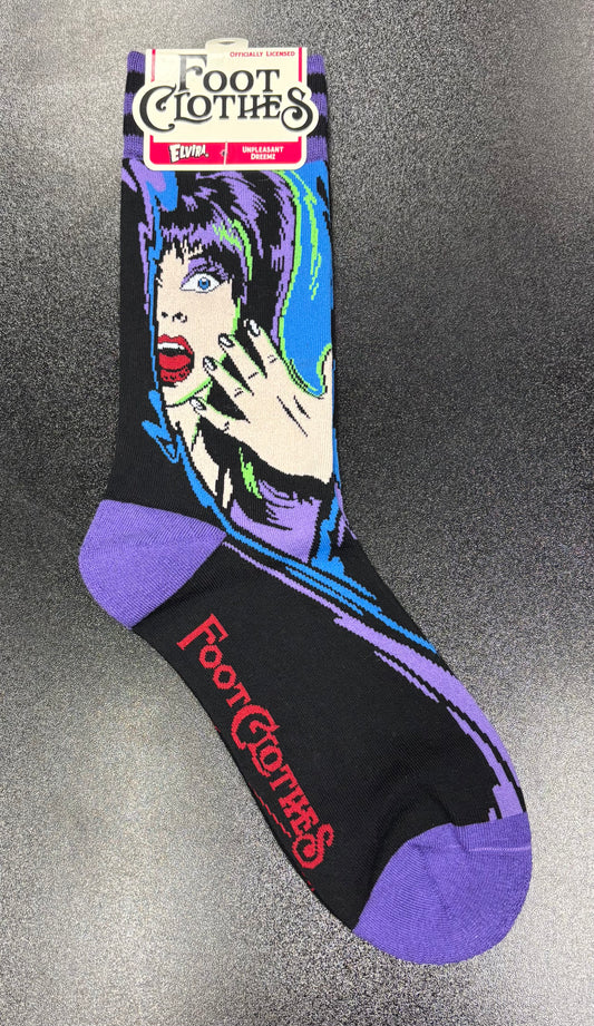Elvira Unpleasant Dreeemz - Crew Socks