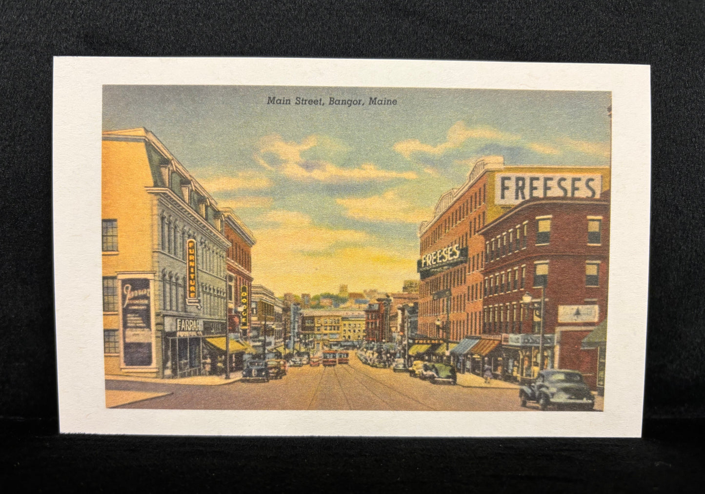 Bangor Main Street - Postcard