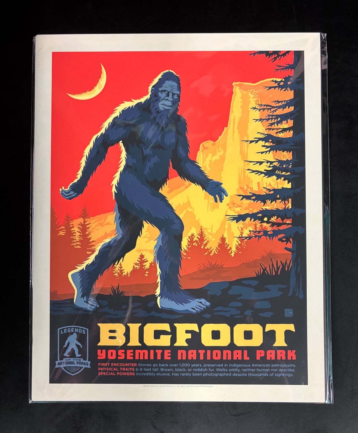 Bigfoot Yosemite - Art Print