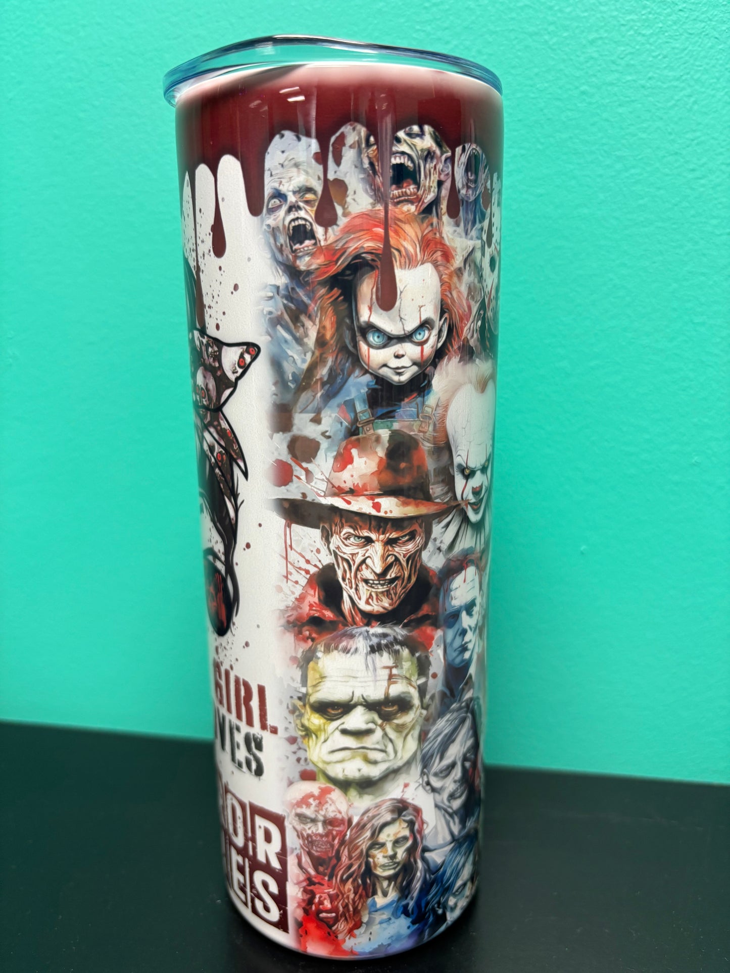 Tall Horror Tumbler 20 oz