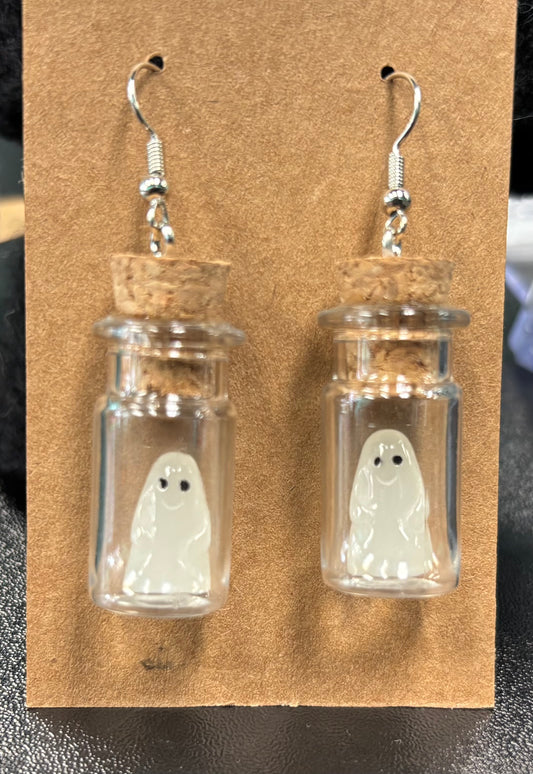 Ghost in a Jar - Earrings