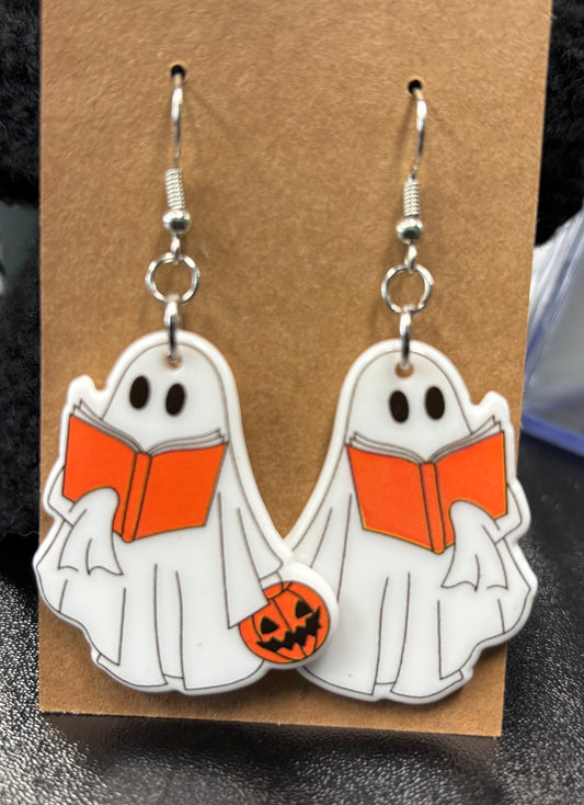 Book Ghost - Earrings