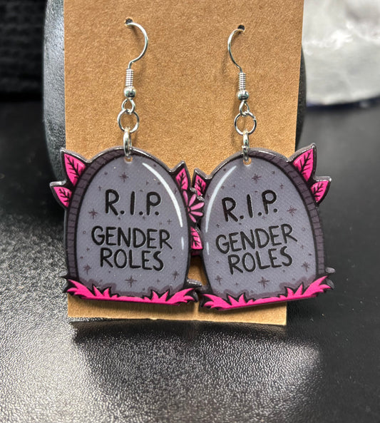 RIP Gender Roles - Earrings