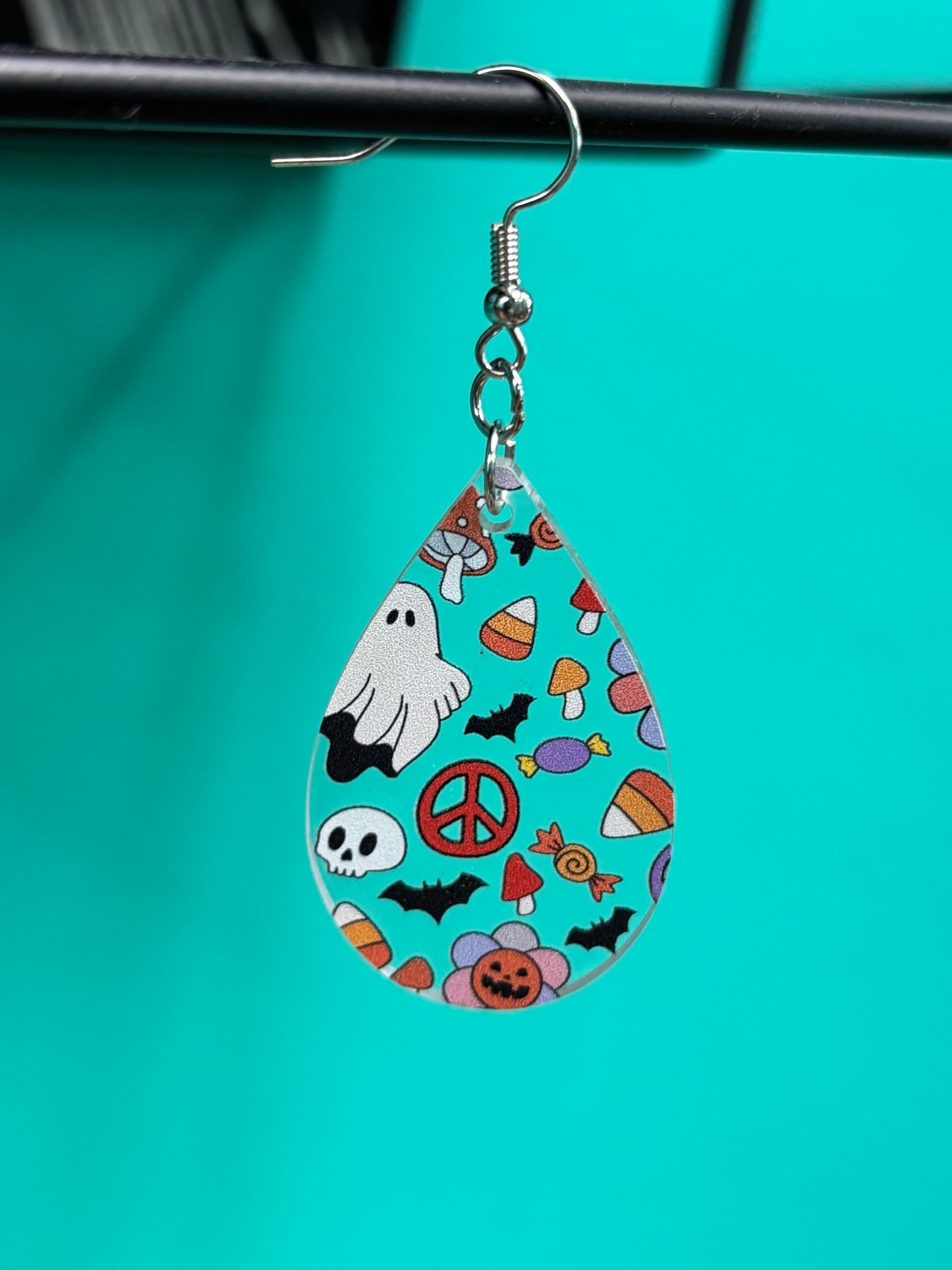 Peace and Halloween - Earrings