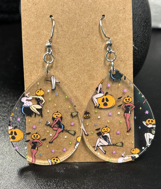 Spooky Pin Up Girls - Earrings