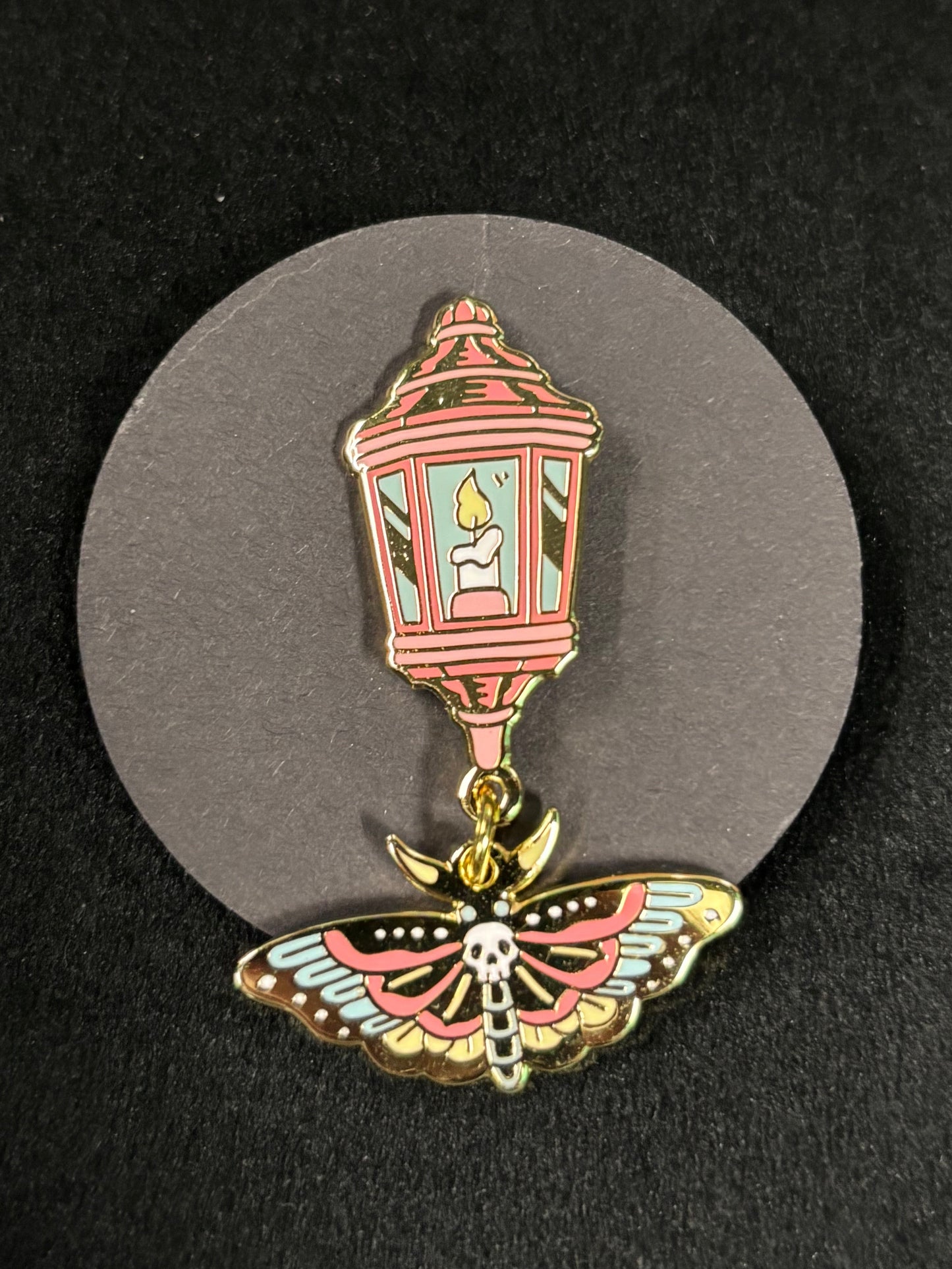 Lamp with Moth - Pin
