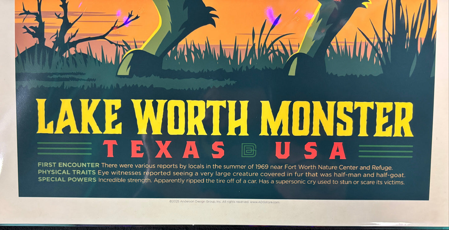 Lake Worth Monster - Art Print