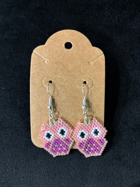 Owl Beaded - Earrings