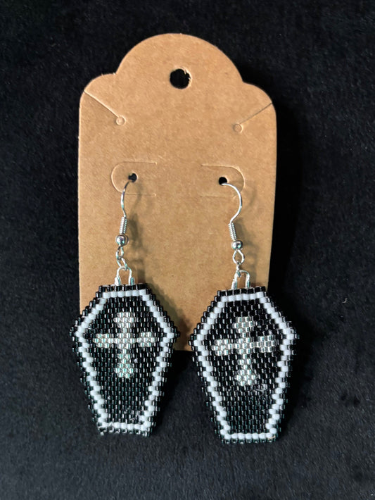Coffin Beaded - Earrings