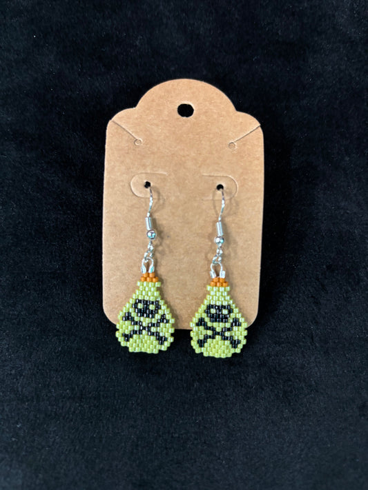 Poison Bottle Beaded - Earrings