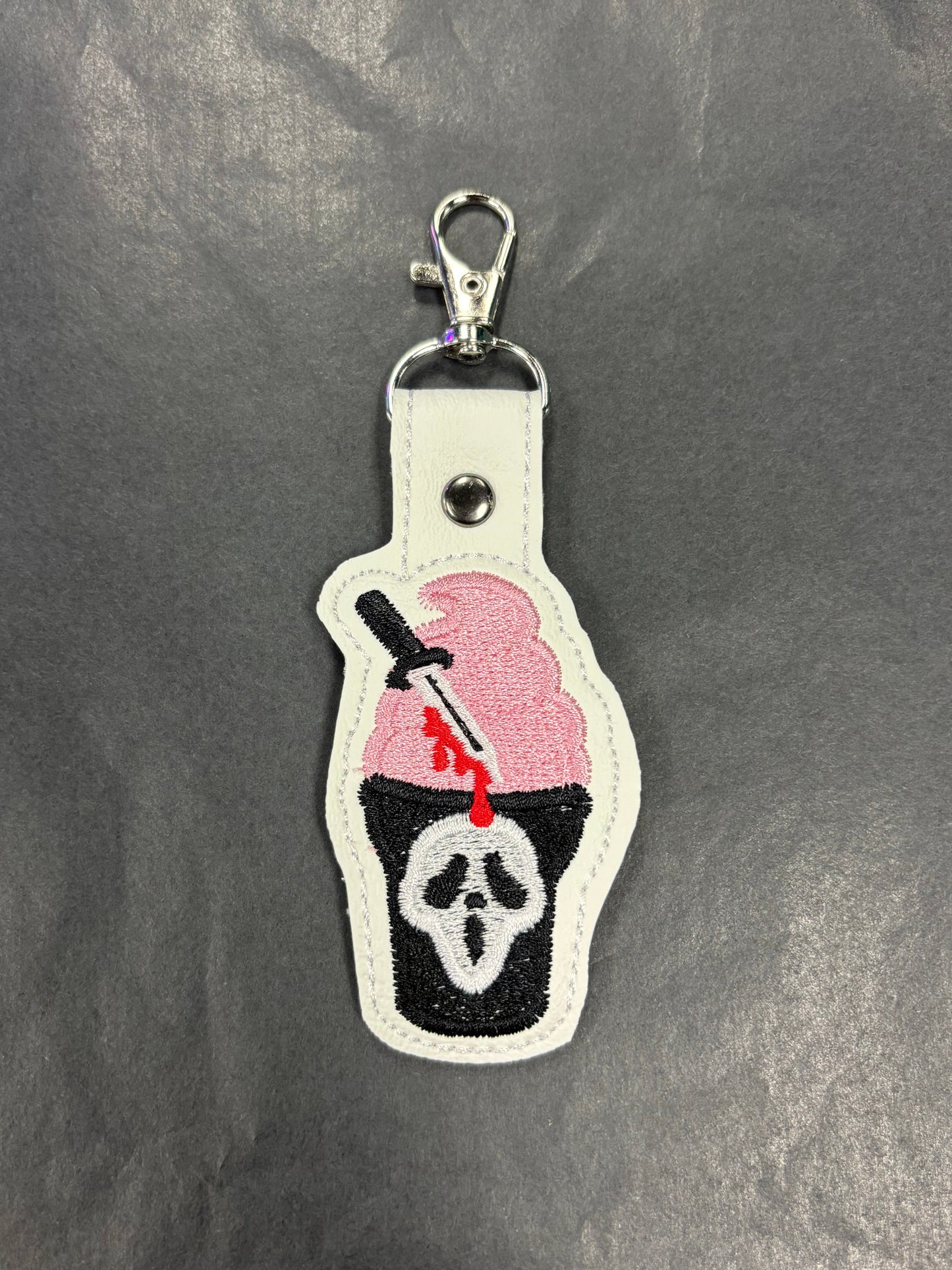 Ice Scream - Stitched Keychain